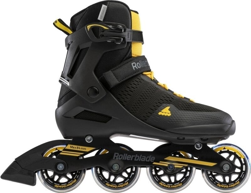 Inline-Skates Rollerblade Spark 80 Black/Saffron Yellow 40,5 Inline-Skates