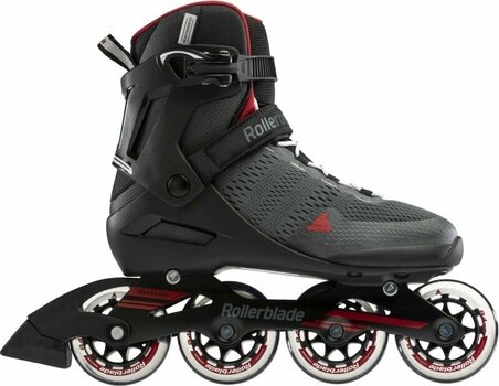 Roller Skates Rollerblade Spark 84 Dark Grey/Red 39 Roller Skates - 1