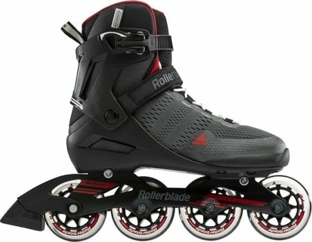 Roller Skates Rollerblade Spark 84 Dark Grey/Red 40 Roller Skates - 1