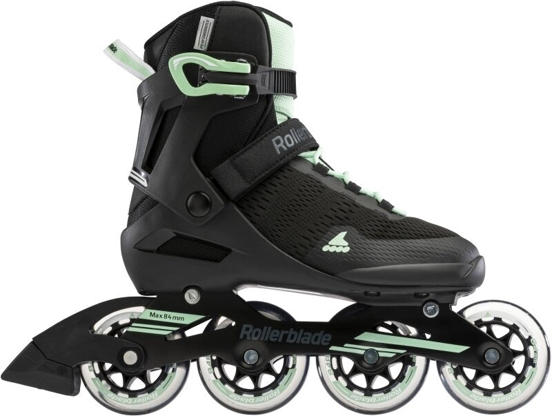 Roller Skates Rollerblade Spark 84 W Black/Mint Green 36,5 Roller Skates