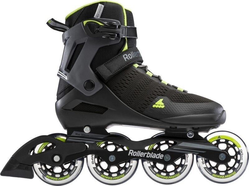 Inline-Skates Rollerblade Spark 90 Black/Lime 44,5 Inline-Skates