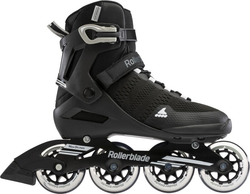 Roller Skates Rollerblade Sirio 84 Black/White 45,5 Roller Skates