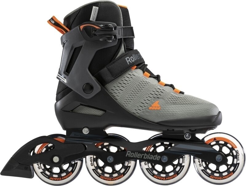 Photos - Roller Skates Rollerblade Sirio 90 Anthracite/Orange 44,5  0710 