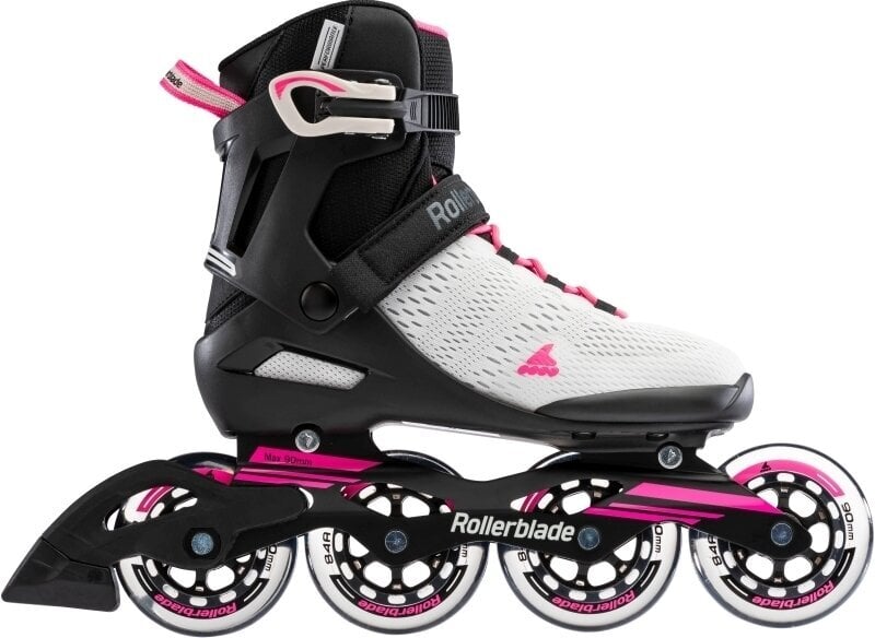 Roller Skates Rollerblade Sirio 90 W Cool Grey/Candy Pink 39 Roller Skates (Pre-owned)