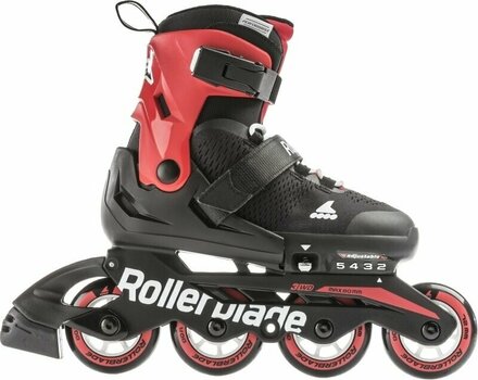 Rollers en ligne Rollerblade Microblade Black/Red 29-32 Rollers en ligne - 1