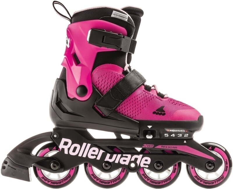 Rollers en ligne Rollerblade Microblade G Pink/Bubblegum 29-32 Rollers en ligne