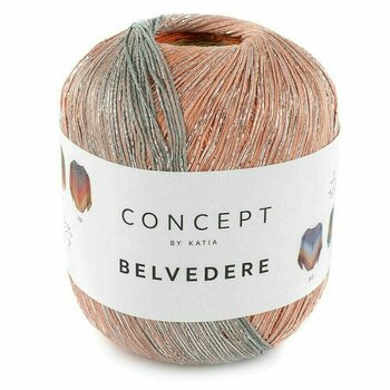 Stickgarn Katia Belvedere 300 Coral/Blue/Green/Yellow Stickgarn - 1