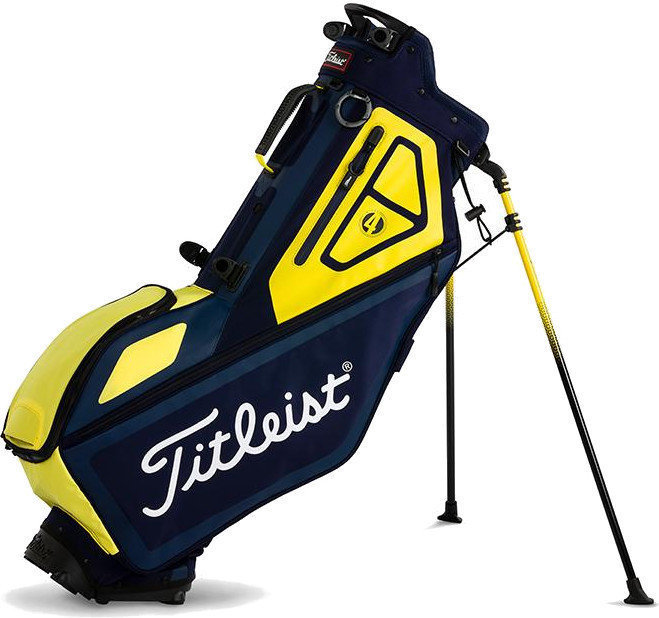 Чантa за голф Titleist Players 4 Navy/Yellow/White Stand Bag