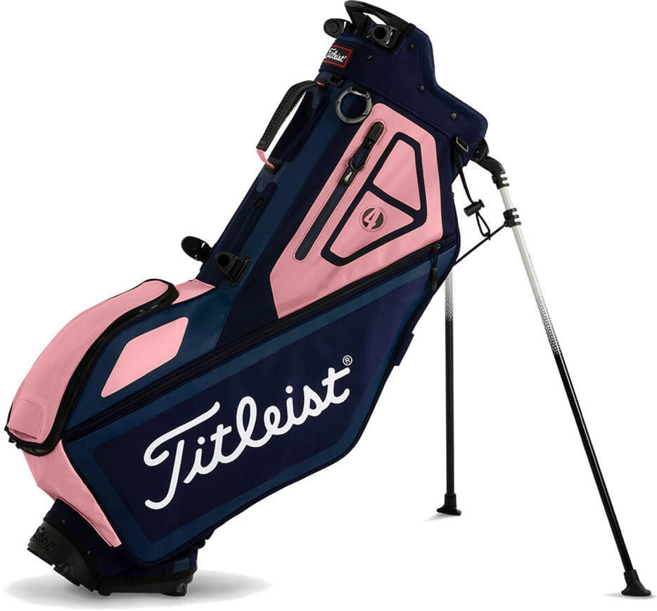 Stand Bag Titleist Players 4 Navy/Pnk/White