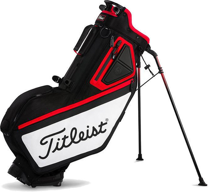 Golf torba Stand Bag Titleist Players 5 Black/White/Red