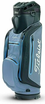 Golfbag Titleist StaDry Lightweight Grey/Black/Blue Cart Bag - 1