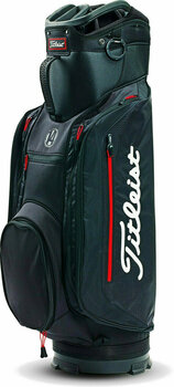 Golflaukku Titleist Lightweight 14 Cart Black/Black/Red Cart Bag - 1