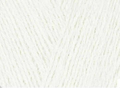 Strickgarn Himalaya Lana Lüx 400 22001 White Strickgarn - 1