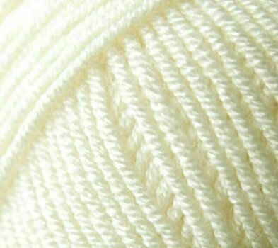 Knitting Yarn Himalaya Enjoy 02 White - 1