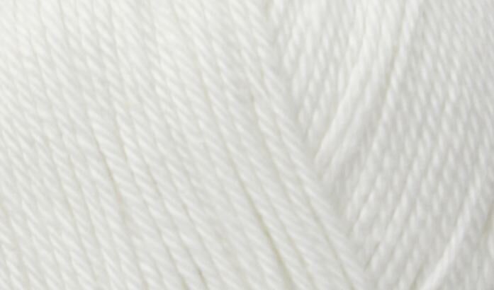 Knitting Yarn Fibra Natura Luxor 02 White