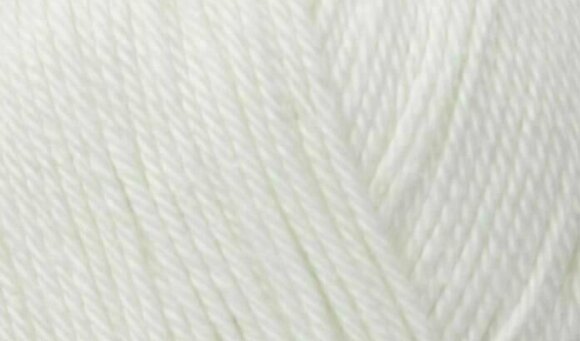 Pređa za pletenje Fibra Natura Luxor 02 White - 1
