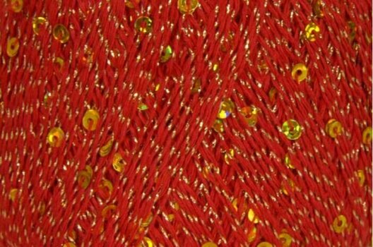 Плетива прежда Rozetti Yarns Cotton Gold 1092 Red-Gold - 1
