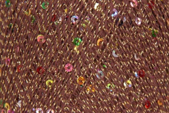 Pletací příze Rozetti Yarns Cotton Gold 1093 Brown-Rainbow