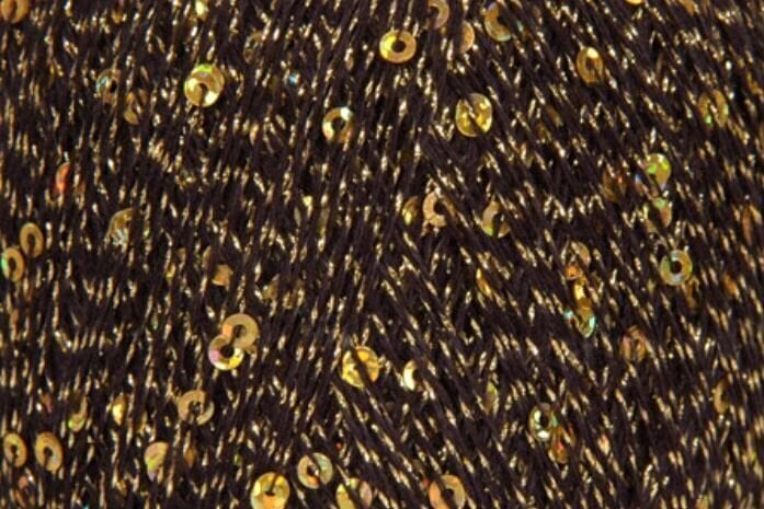 Fil à tricoter Rozetti Yarns Cotton Gold 1095 Black-Gold Fil à tricoter