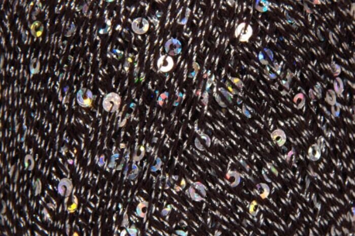 Fil à tricoter Rozetti Yarns Cotton Gold 1097 Black-Silver Fil à tricoter