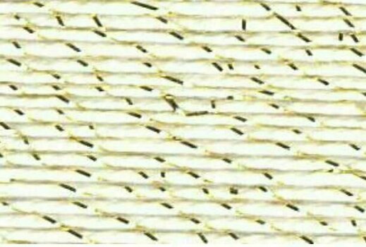 Fil à tricoter Nazli Gelin Garden Metalic 04 White-Gold Fil à tricoter - 1