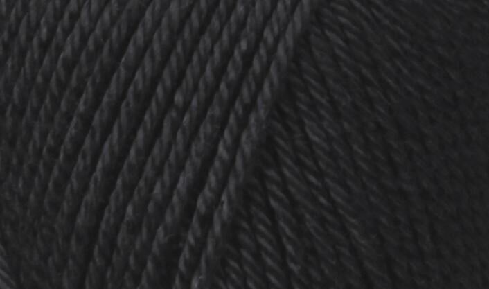 Knitting Yarn Fibra Natura Luxor 25 Black