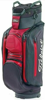 Golfbag Titleist StaDry Deluxe Black/Rhubarb/Black Cart Bag - 1