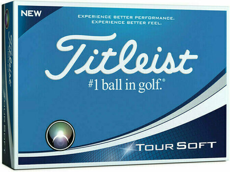Bolas de golfe Titleist Tour Soft Bolas de golfe - 1
