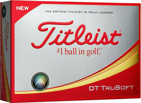 Нова топка за голф Titleist DT TruSoft White Dz - 1