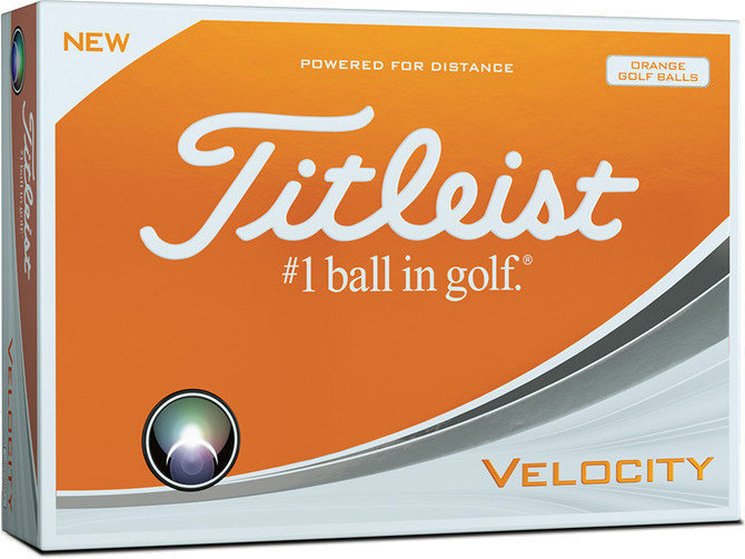 Golfball Titleist Velocity Orange Dz