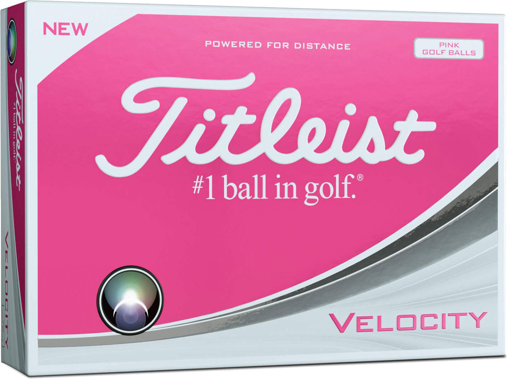 Palle da golf Titleist Velocity Pink Dz