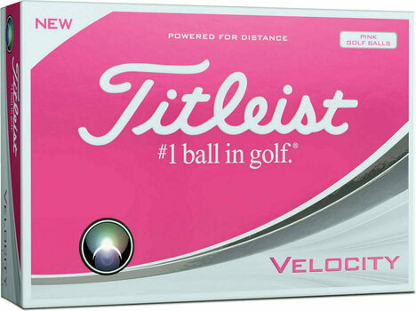 Golfový míček Titleist Velocity Pink Dz - 1