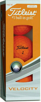 Golf Balls Titleist Velocity Orange 3B Pack - 1