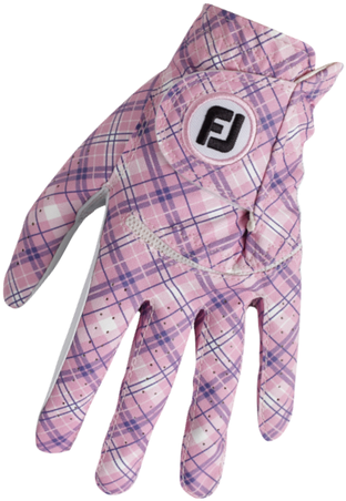Handschuhe Footjoy Spectrum Womens Golf Glove Pink Tartan LH ML