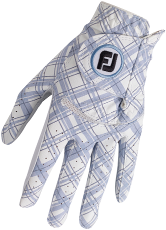 Gloves Footjoy Spectrum Womens Golf Glove Blue Tartan LH M