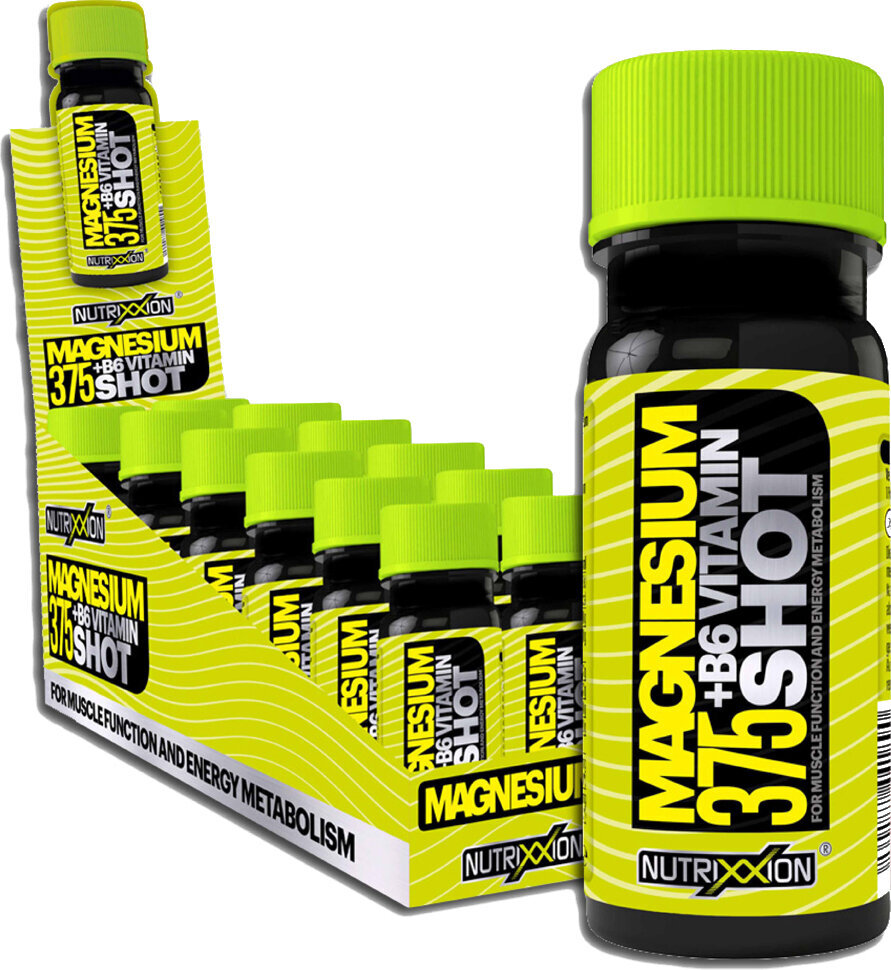 Kaltsium, magneesium, tsink Nutrixxion Magnesium Shot Vitamin B6 citrus 60 ml