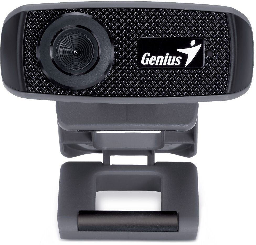 Κάμερα web Genius FaceCam 1000X V2 Γκρι χρώμα-Μαύρο χρώμα