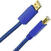 Hi-Fi USB-kabel Furutech GT USB 5 m Blå Hi-Fi USB-kabel
