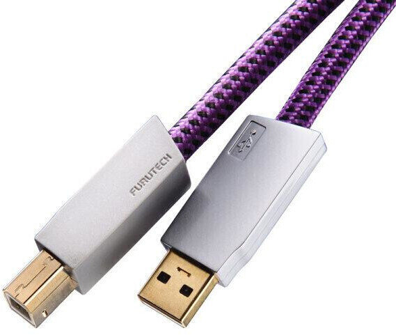 Hi-Fi USB-Kabel Furutech GT2 Pro 3,6 m Violett Hi-Fi USB-Kabel