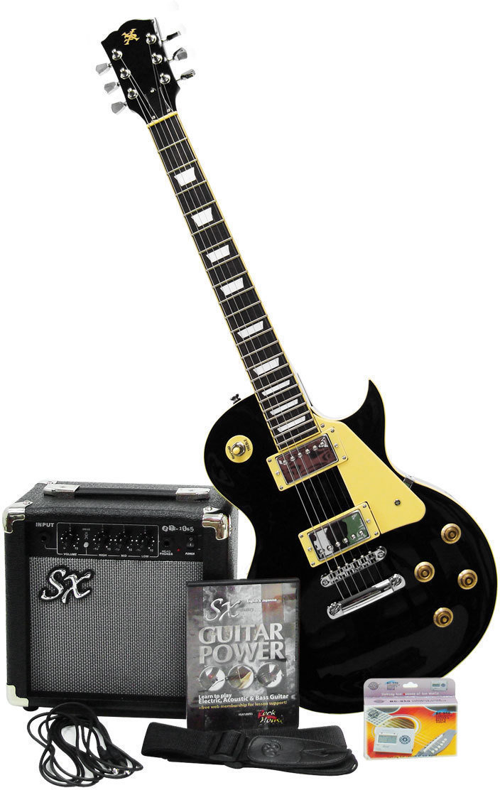 Elektrische gitaar SX EG2K Black