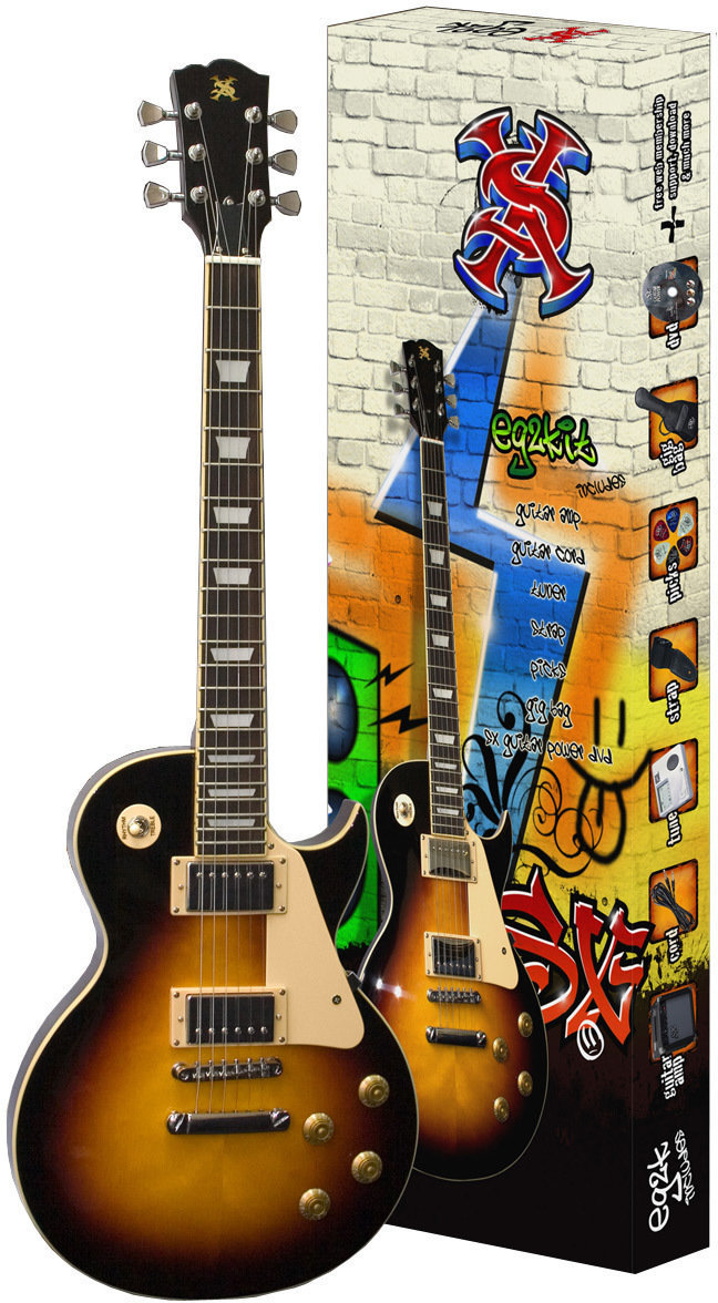 Elektrische gitaar SX EG2K Vintage Sunburst