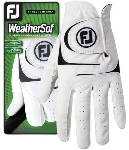 Gloves Footjoy WeatherSof Mens Golf Glove 2018 White RH S