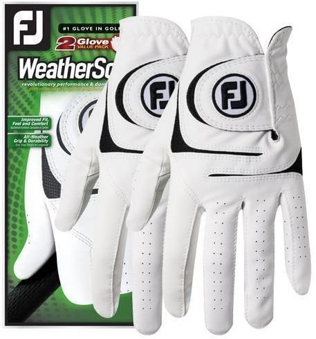 Gloves Footjoy Weathersof MLH White 2-Pk L