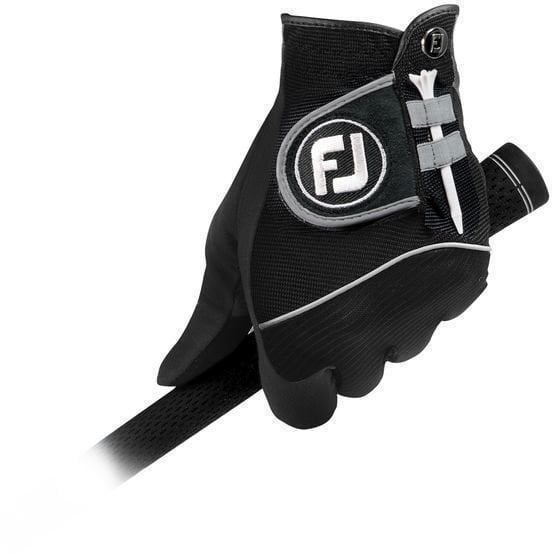 Gloves Footjoy RainGrip Mens Golf Gloves (Pair) Black S