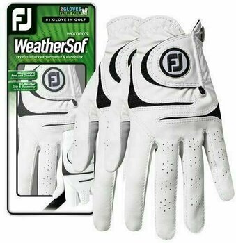 Gloves Footjoy Weathersof LRH White L - 1