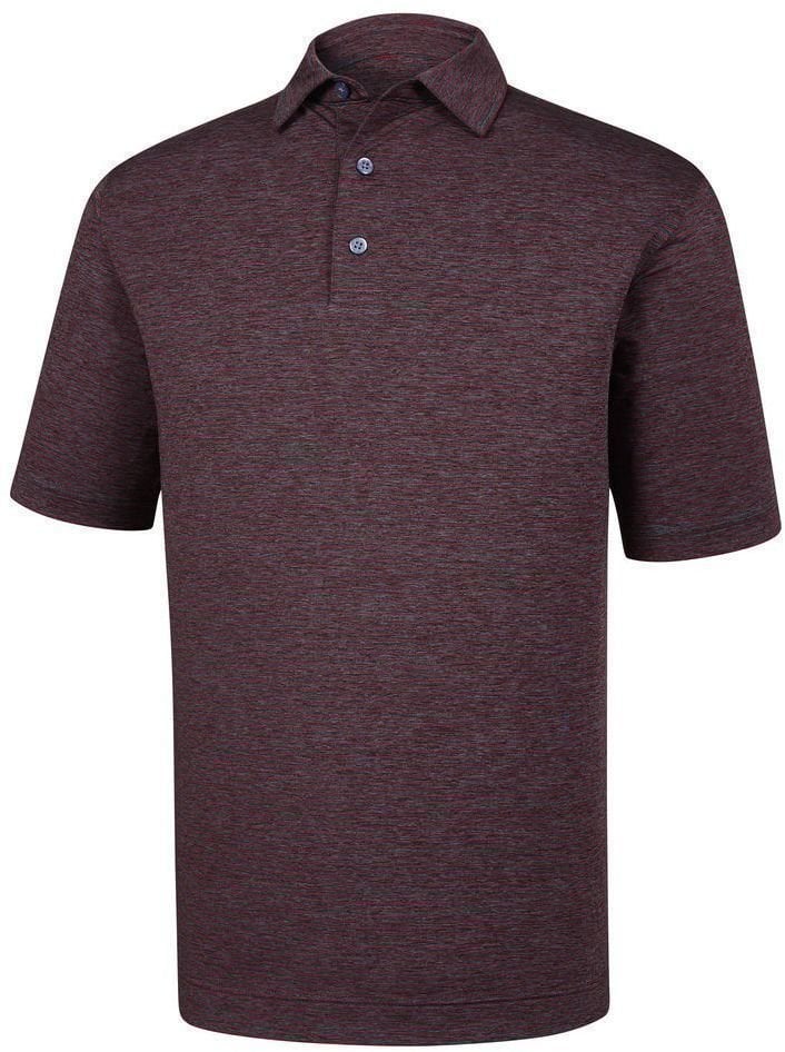 Chemise polo Footjoy Engineered Pinstripe Charcoal XL