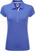 Chemise polo Footjoy Printed Dot Smooth Pique Cap Sleeve Polo Golf Femme Periwinkle/White M