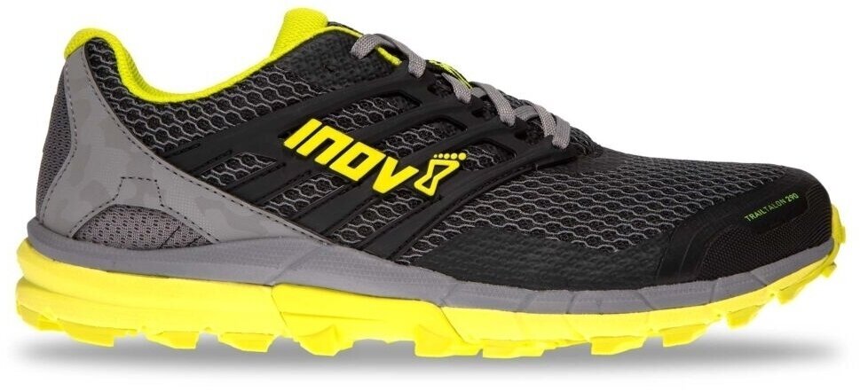 Трейл обувки за бягане Inov-8 Trail Talon 290 V2 M Black/Grey/Yellow 44 Трейл обувки за бягане