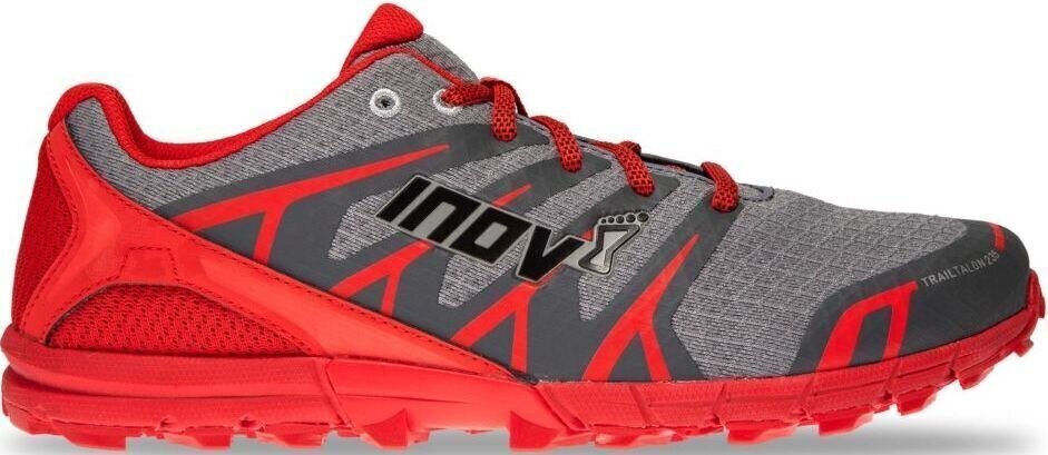 Трейл обувки за бягане Inov-8 Trail Talon 235 V2 M Grey/Red 45,5 Трейл обувки за бягане