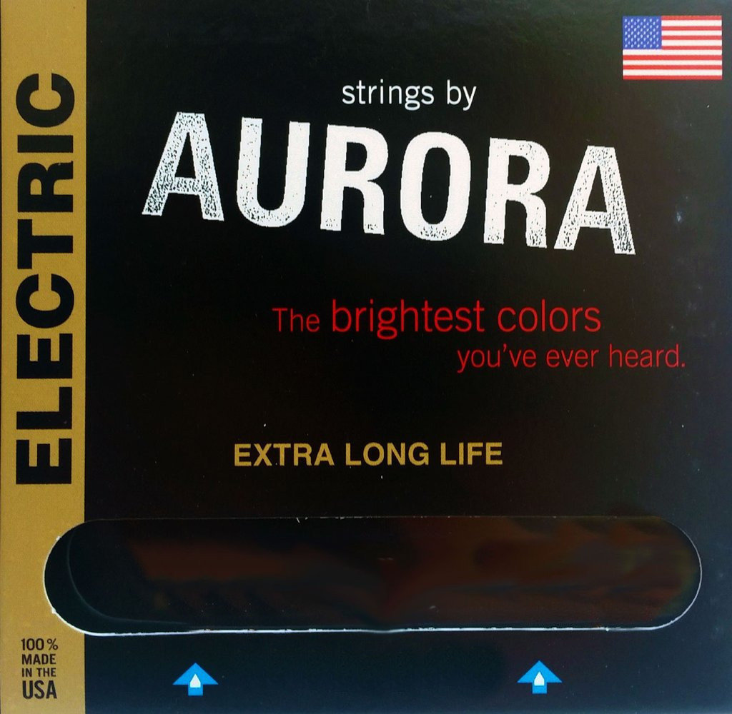 Struny pro akustickou kytaru Aurora Premium Acoustic Guitar Strings 13-56 Clear